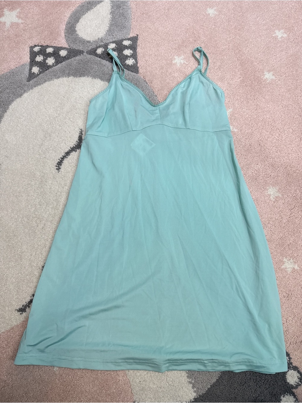 Zimmermann Mint Blue Satin-Feel Slip Dress